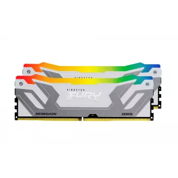 Kingston Technology FURY 48 GB 8400 MT/s DDR5 CL40 CUDIMM (kit s 2 kusmi) Renegade RGB White XMP