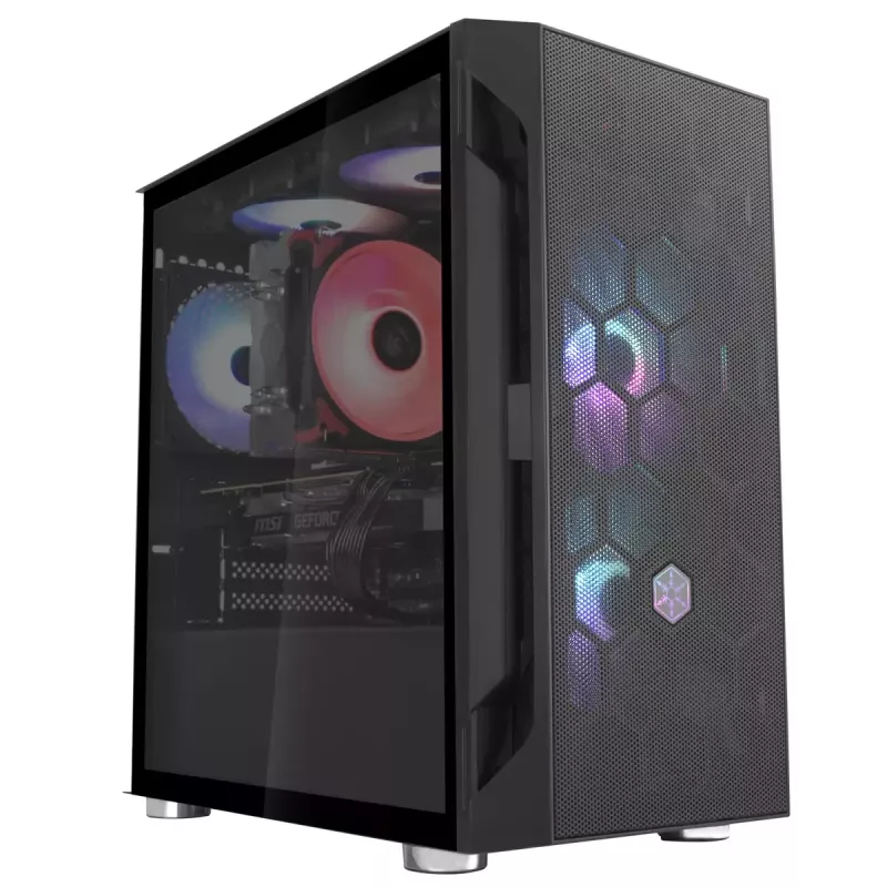 PC skriňa Silverstone FARA H1M Micro Tower čierna