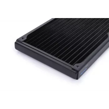Radiátor Alphacool 14443 mosadz meď nerez čierny 140 mm