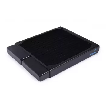 Radiátor Alphacool 14443 mosadz meď nerez čierny 140 mm
