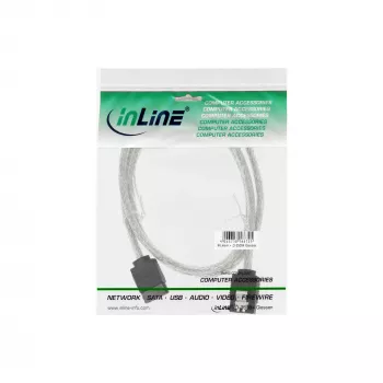 InLine SATA 6Gb/s okrúhly kábel so zámkami 0,5m