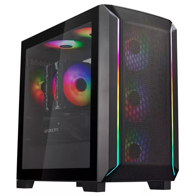 PC skriňa Silverstone FARA 312Z Midi Tower čierna