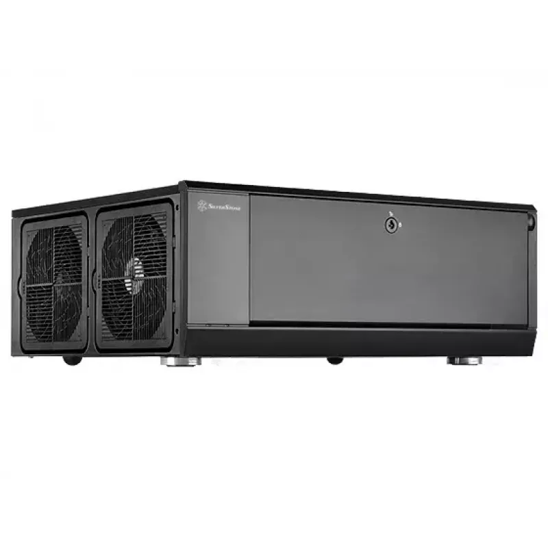PC skriňa Silverstone GD10 HTPC čierna