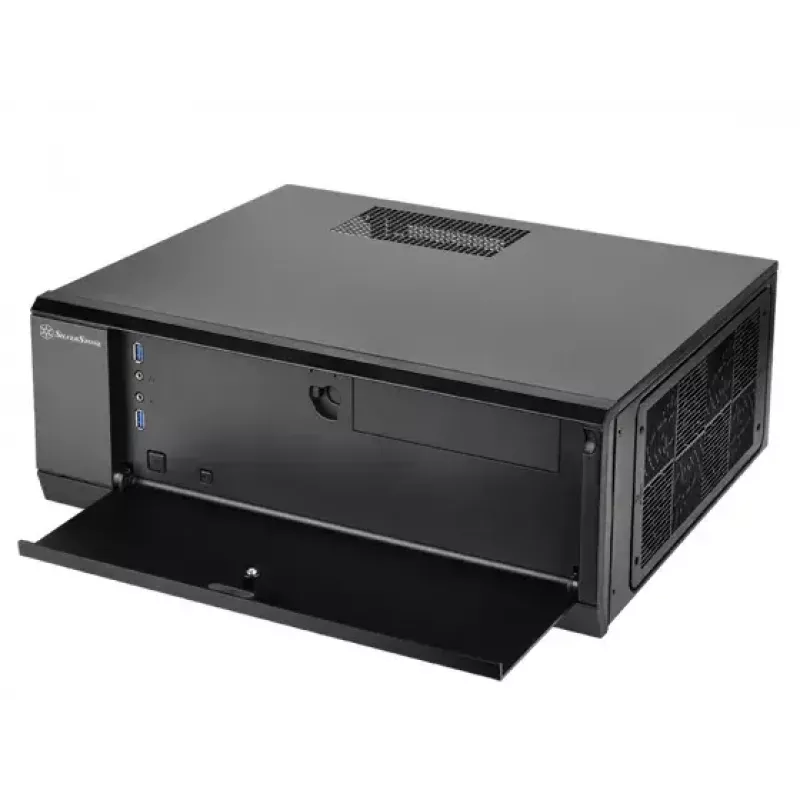 PC skriňa Silverstone GD10 HTPC čierna