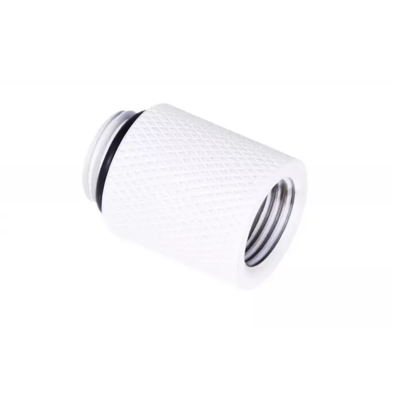 Spojka hadice Alphacool 17568 biela 1/4 palca závit 20 mm hĺbka