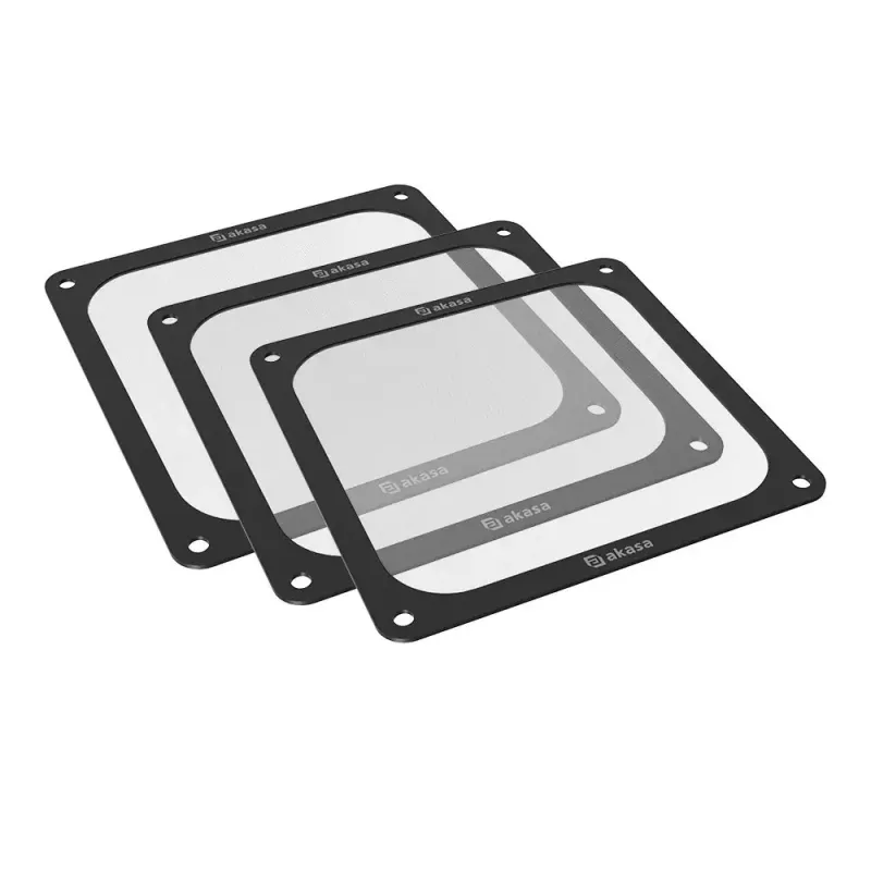 Filter ventilátora Akasa GRM14-M01-BKT3 nylon plast čierny 140x140x1,5mm