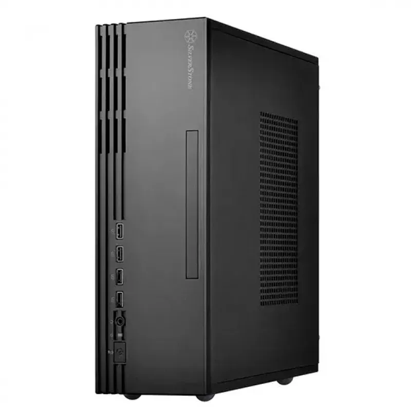 SilverStone MILO 11 SST-ML11B štíhla Micro-ATX desktopová PC skriňa