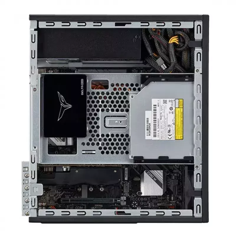 SilverStone MILO 11 SST-ML11B štíhla Micro-ATX desktopová PC skriňa