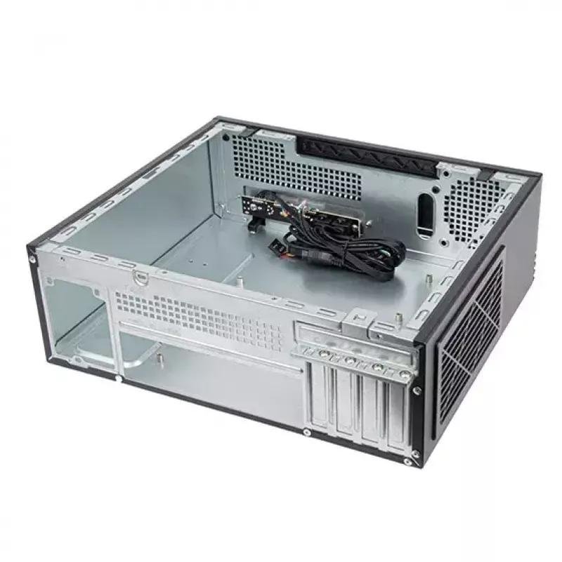 SilverStone MILO 11 SST-ML11B štíhla Micro-ATX desktopová PC skriňa