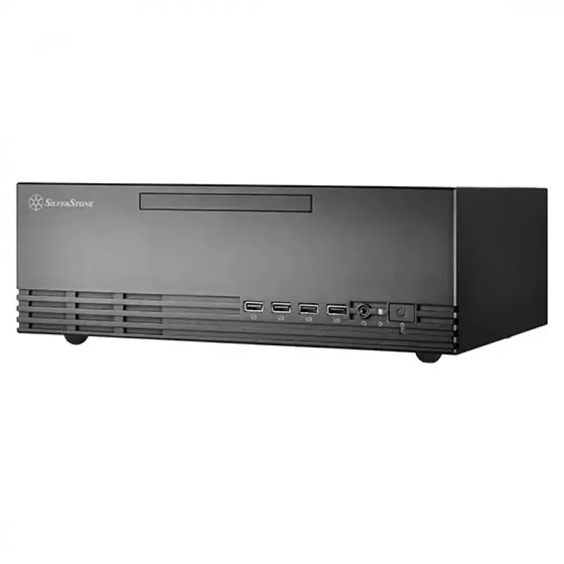 SilverStone MILO 11 SST-ML11B štíhla Micro-ATX desktopová PC skriňa