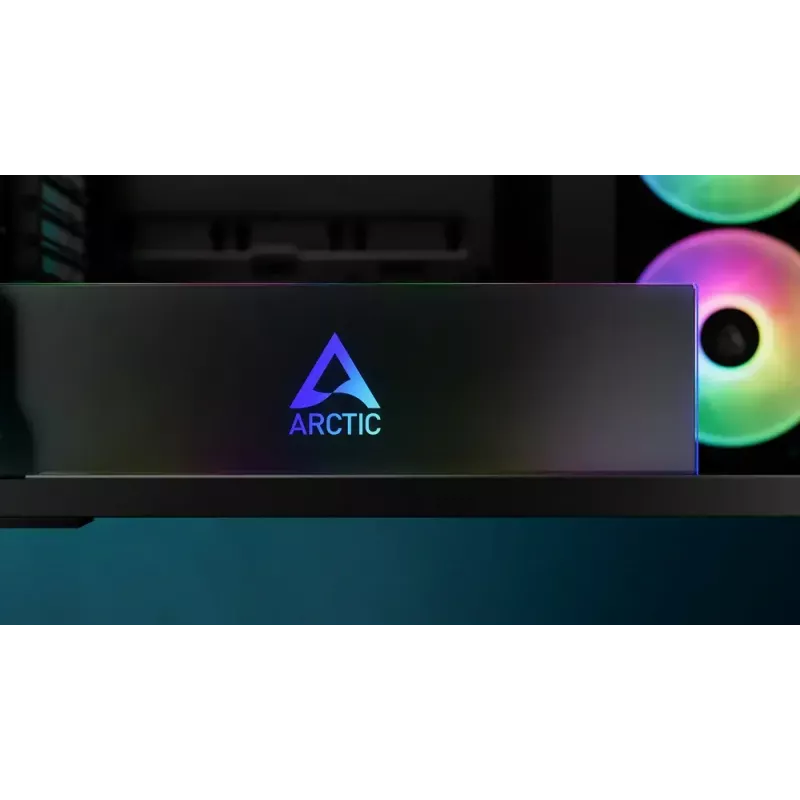 ARCTIC Xtender VG (Black) Premium E-ATX PC skriňa s vertikálnou montážou GPU