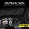 Ventilátor Corsair RS140 MAX ventilátor počítačovej skrine 14 cm čierny 2 kusy