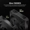 Ventilátor Corsair RS140 MAX ventilátor počítačovej skrine 14 cm čierny 2 kusy