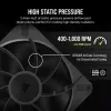 Ventilátor Corsair RS140 MAX ventilátor počítačovej skrine 14 cm čierny 2 kusy