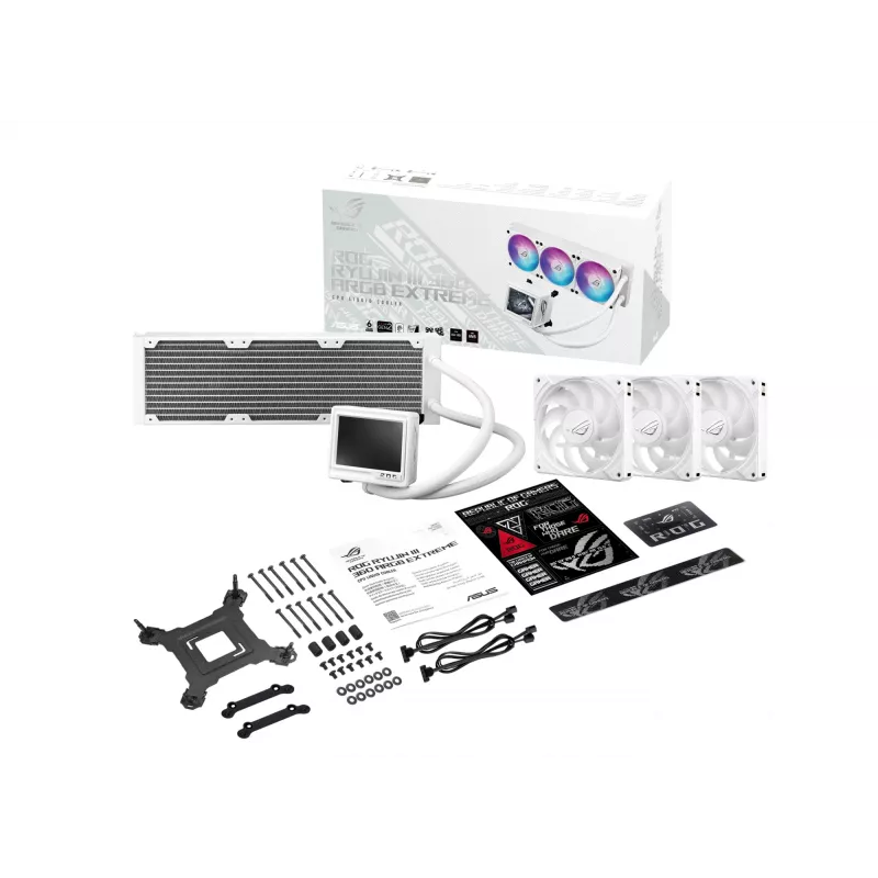 ASUS ROG RYUJIN III 360 ARGB EXTREME WHT procesorový All-in-One kvapalinový chladič 12 cm biela 1 ks