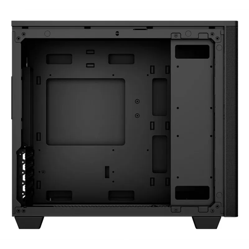 PC skriňa Aerocool Stormfront Mini Mini Tower čierna ATX Side PSU 120 mm ventilátor
