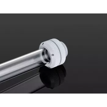 BitsPower BP-DWEML mosadzný fitting pre vodné chladenie, biele prevedenie, 1/4-palcový závit