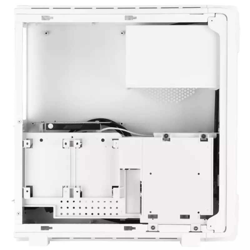 PC skriňa Silverstone RVZ03-ARGB Desktop biela