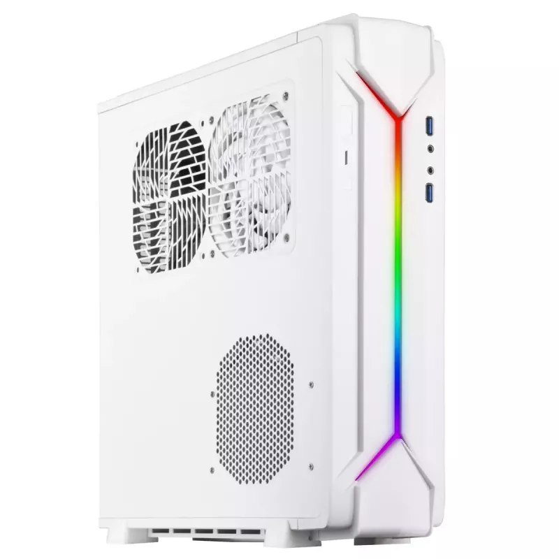 PC skriňa Silverstone RVZ03-ARGB Desktop biela
