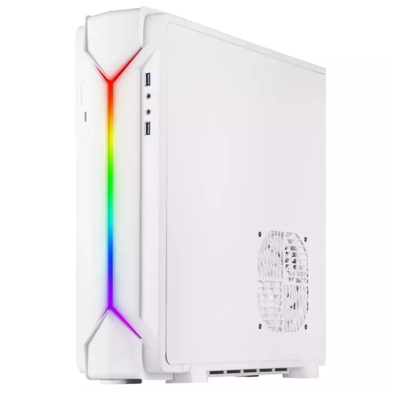 PC skriňa Silverstone RVZ03-ARGB Desktop biela