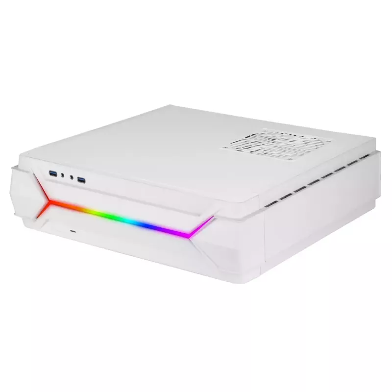PC skriňa Silverstone RVZ03-ARGB Desktop biela