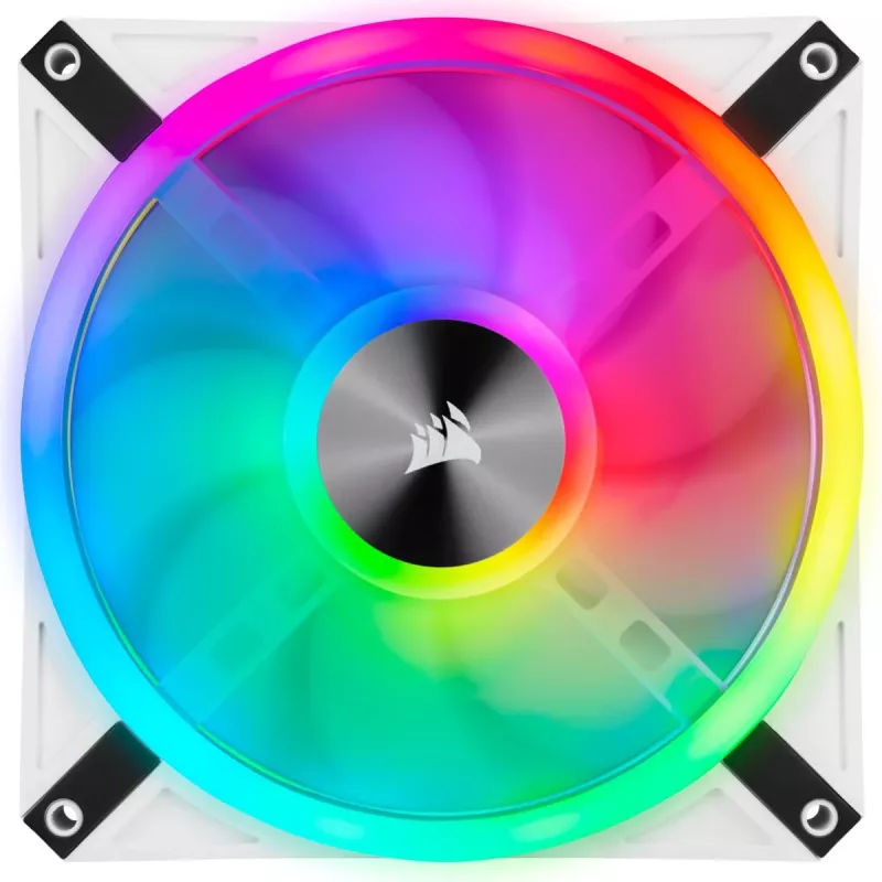 CORSAIR LED ventilátor - QL séria biely QL140 RGB 140mm RGB jednotlivé balenie