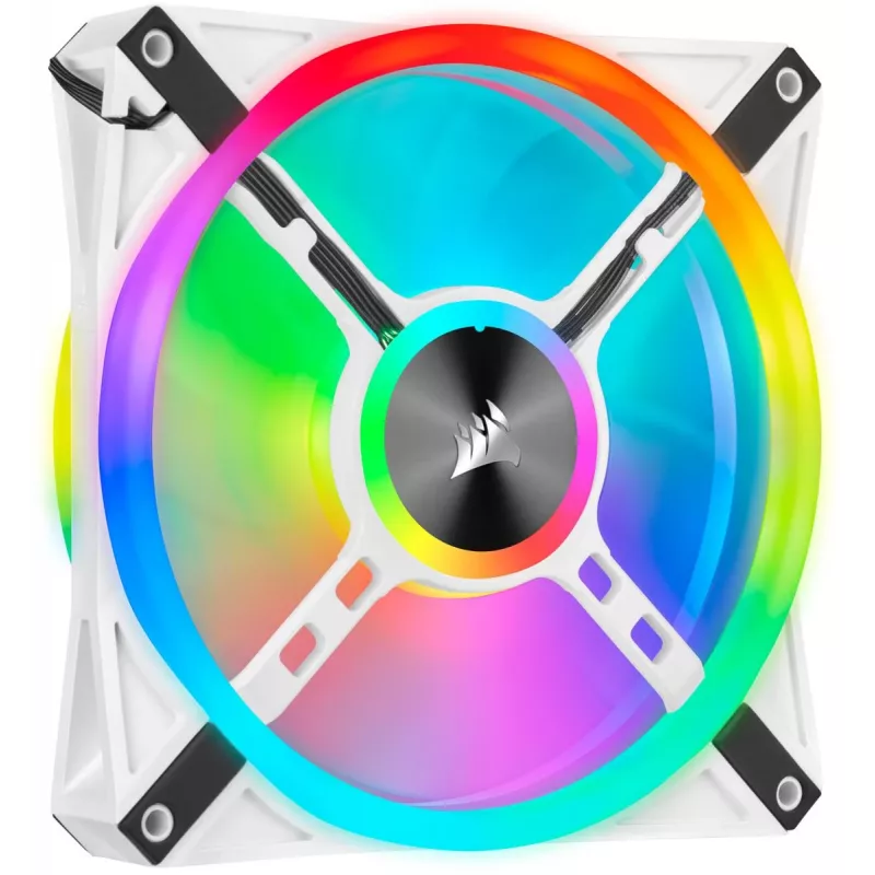 CORSAIR LED ventilátor - QL séria biely QL140 RGB 140mm RGB jednotlivé balenie