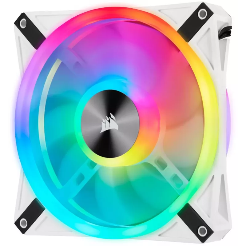 CORSAIR LED ventilátor - QL séria biely QL140 RGB 140mm RGB jednotlivé balenie