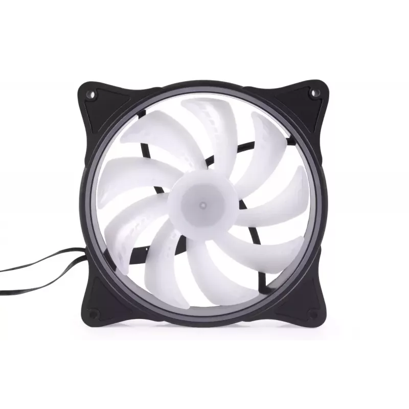Alphacool Rise Aurora 24837 PWM ventilátor do skrinky, 140 mm, čierny