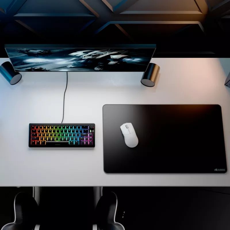 Podložka pod myš Glorious Gaming Glorious podložka pod myš 2 XL Extended prešívaná čierna