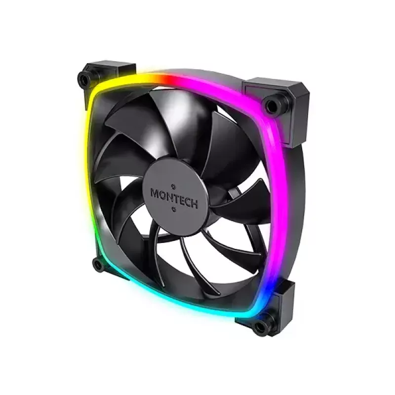 Modul ventilátora Montech AX120 PWM 120mm 12V čierny 3-pin 4-pin