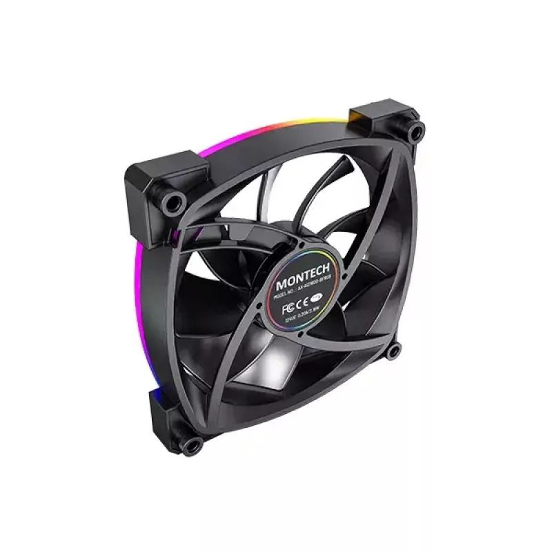 Modul ventilátora Montech AX120 PWM 120mm 12V čierny 3-pin 4-pin