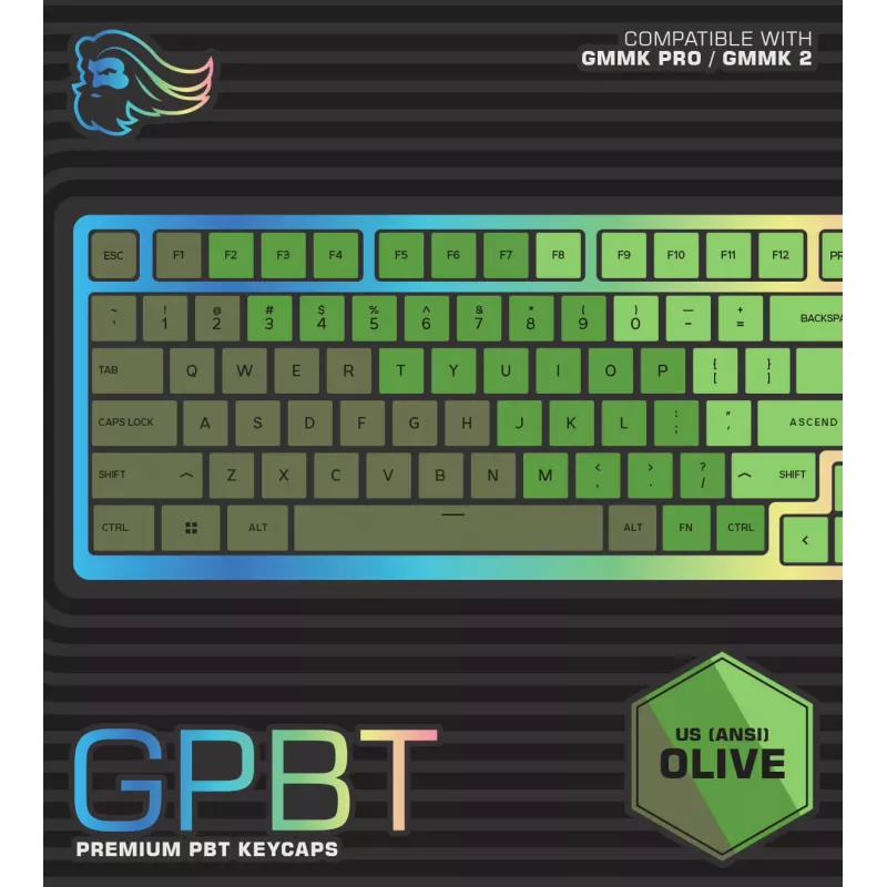 Glorious Gaming GPBT klávesnicové keycaps