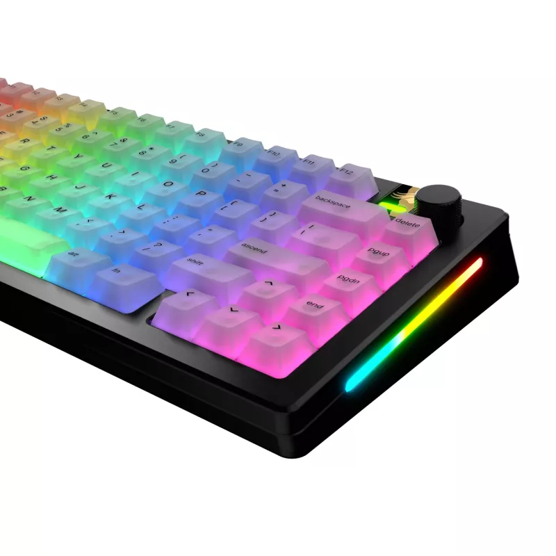 Keycaps GLORIOUS Polychroma V2 RGB US layout — náhradná sada pre mechanické klávesnice