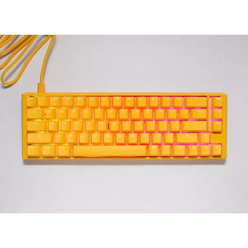 Ducky One 3 žltá SF klávesnica Gaming USB QWERTY mechanická RGB
