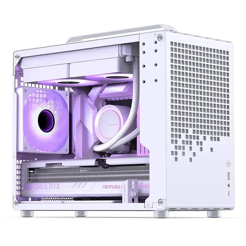 Počítačová skriňa Jonsbo Jonsplus Z20 Mesh Mini Tower Micro-ATX biela