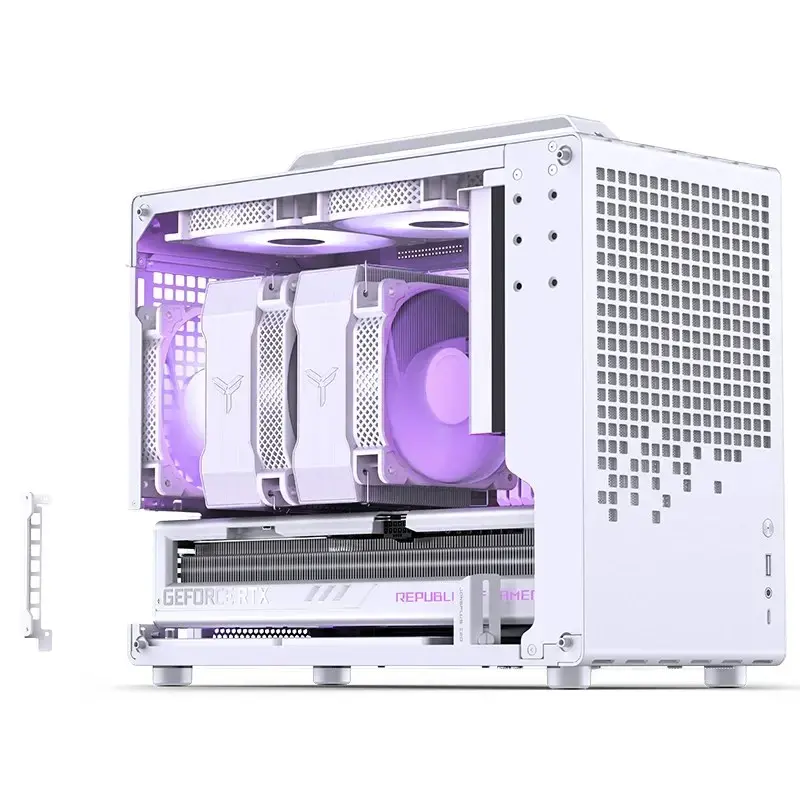 Počítačová skriňa Jonsbo Jonsplus Z20 Mesh Mini Tower Micro-ATX biela