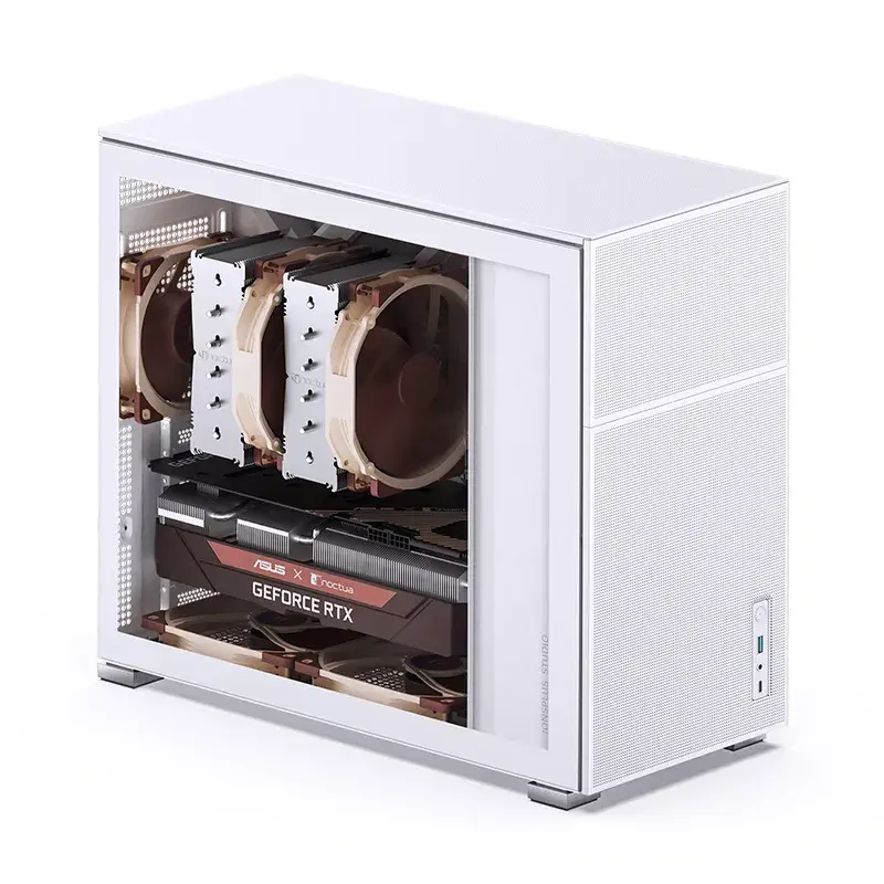 PC skriňa Jonsbo D41 MESH Midi Tower biela