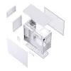 PC skriňa Jonsbo D41 MESH Midi Tower biela