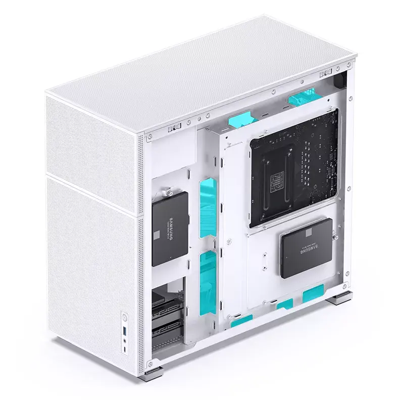 PC skriňa Jonsbo D41 MESH Midi Tower biela