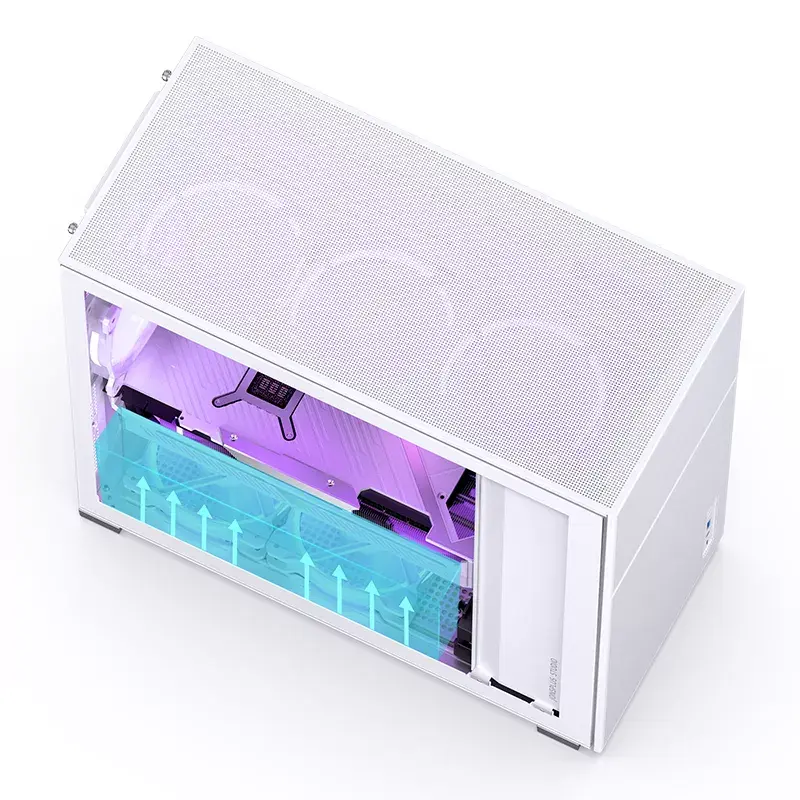 PC skriňa Jonsbo D41 MESH Midi Tower biela