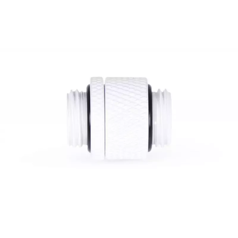 Alphacool Eiszapfen 17489 otočný dvojitý nipel (adaptér) G1/4 vonkajší na G1/4 vonkajší, mosadz, 22 mm, biely