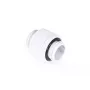Alphacool Eiszapfen 17489 otočný dvojitý nipel (adaptér) G1/4 vonkajší na G1/4 vonkajší, mosadz, 22 mm, biely
