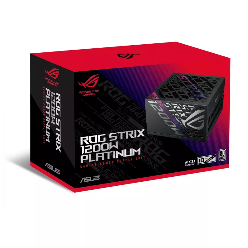 ASUS ROG -STRIX-1200P-GAMING napájací zdroj 1200 W 20+4 Pin ATX ATX čierny