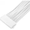 Predlžovací kábel napájacieho zdroja SILVERSTONE 24-pol ATX SST-PP07E-MBW-V2 30 cm biely