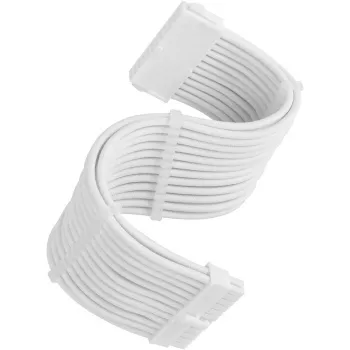 Predlžovací kábel napájacieho zdroja SILVERSTONE 24-pol ATX SST-PP07E-MBW-V2 30 cm biely