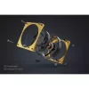 Ventilátor Alphacool Apex Stealth Metall 12 cm 400-3000 RPM 30-49.9 dB