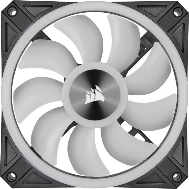 CORSAIR iCUE QL140 RGB 140mm PWM sada dvoch ventilátorov s Lighting Node Core