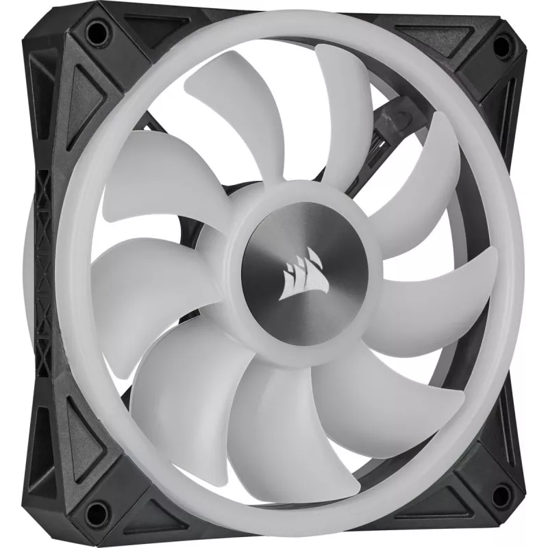 CORSAIR iCUE QL140 RGB 140mm PWM sada dvoch ventilátorov s Lighting Node Core