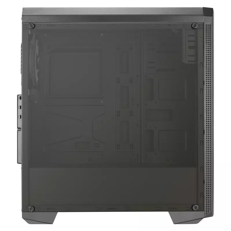 Aerocool GENESISV2BK PC ATX skriňa, predný panel LED ARGB ventilátor ARGB 12 cm, čierna
